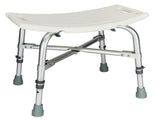 Medical Bathroom Safety Shower Tub Heavy Duty Aluminium Alloy Bath Chair Bench White 59860305