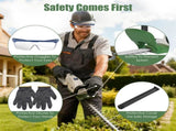Cordless Grass Trimmer with 20000 RPM Motor, 2600mAh Battery, Dual-Action Steel Blade Hedge 05504013