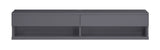 ZUN Grey Floating TV Stand with LED Light B062P215425