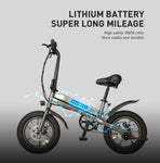 ZUN S5-16"* 3" Foldable City Ebikes Street E-bike 350W Hall Sensor Kick Bike Private Model W1083P187580
