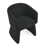 ZUN Modern style simple and elegant chair, black leisure chair, suitable for dining/bedroom/living W487P186357