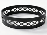 40in Fire Ring, Diamond Lattice Pattern, Round, Iron 48587581