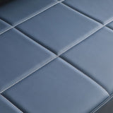 57.9" Width Modern Upholstery Faux Bonded Leather Loveseat Sofa Living Room Accent Love Seats W1117142872