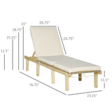 ZUN Folding Lounge Chairs / beach chair （Prohibited by WalMart） 85380755