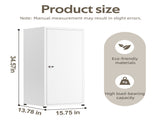 34.6"H Metal Locker Storage Cabinet with Lock, Small Lockable Employees Locker with Adjustable Shelf 09435312