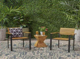 LARIS WOOD AND METAL CHAIR 66383.00