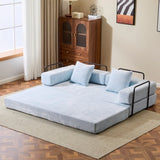 Floor,Compression Sofa,Convertible Floor Sofa Bed-with Pillow Back Support Armrest,Comfy Futon 48802852
