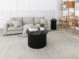 Coffee Table Set of 2 ,Round Coffee Table,Modern Side Tables Accent End Table for Living Room W688P248110
