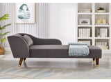 Modern Chaise Lounge Chair Velvet Upholstery W1097124939