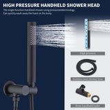 Shower System Shower Faucet Combo Set Wall Mounted with 10" Rainfall Shower Head and handheld shower 14651165