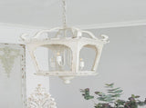 4 - Light Wood Chandelier, Hanging Light Fixture with Adjustable Chain for Kitchen Dining Room Foyer W2078138918