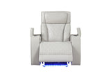 Fortuner Modern Style Upholstery Recliner Chair Made with Wood & Massage Function Included-Beige B009P287720