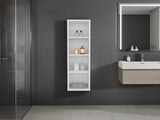 Cale Wall Cabinet, 4 Shelves, White B097P474255