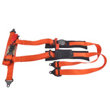 Orange 4 Point 2" Harness Seat Belt for Polaris Can-Am Yamaha Kawasaki A114220OR 48744114