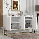 ZUN TREXM Modern Sideboard Elegant Buffet Cabinet with Large Storage Space for Dining Room, Entryway WF298903AAK