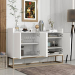 ZUN Modern Sideboard Elegant Buffet Cabinet with Large Storage Space for Dining Room, Entryway 17706014