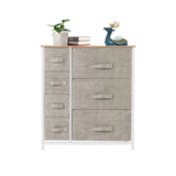 ZUN Dresser with 7 Drawers - Furniture Storage Tower Unit for Bedroom, Hallway, Closet, Office 27962051