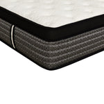 ZUN Premium 16 in. Pocket Coil Hybrid Mattress, Queen, Plush Gel Memory Foam Mattress, White/Gray B011P203030