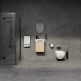 16 "Bathroom Vanity Sink Combo for Space, Modern Bathroom Vanity with Ceramic Sink, W1972P190339