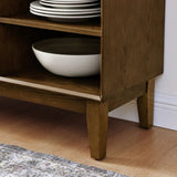 47.3" Sideboard Buffet Cabinet with Storage, Farmhouse Fluted Sideboard with 2 Doors & Solid Wood W1801P288503