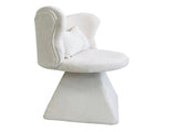 Vanity Chair with Butterfly Back,Swivel Accent Chair Dining Chairs,Makeup Stool for Bedroom Dressing 13176265