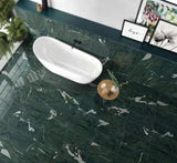 12x24 green natural marble polished tile, natural stone, genuine marble, real marble, for wall and W1696P314480