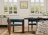 Unique Curved Back Design Wooden Dining Chair with Protective Pad Suitable for Kitchen or Dining T3609P482845