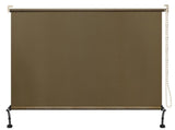 7'X8' walnut HDPE spliced roller shutter 32037802