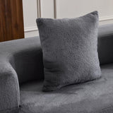 Ebern Designs Transformable Sectional Sofa with 3 Ottoman Stools - Supportive Foam Fold-Out Bed, W1829P280221