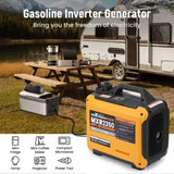 2350W 15kg Portable Gasoline Inverter Generator Eco Quiet For Outdoor Party 92749519