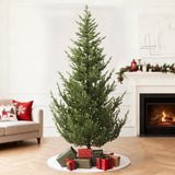 Aspen Slim Fir 6.5ft Christmas Tree Pre-Lit Artificial with 3,250 Branch Tips & 867 Low-Voltage Warm 97660708