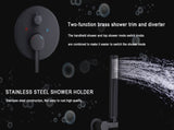 Shower System Shower Faucet Combo Set Wall Mounted with 10" Rainfall Shower Head and handheld shower T3177P269094