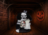 1.8ft Halloween Decoration Scary Clown, Sound-Actived Party Decor with Creepy Sound , Scary Haunted 23740045