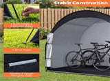 83"48"67" Outdoor Bike Storage Tent Shed Waterproof Bicycle Cover for 2 Bikes 50083444