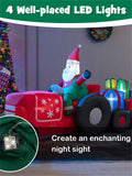 9 Feet Long Inflatable Christmas Decoration , Colorful String Lights LED 07912646