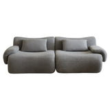 Sofa in a Box, Memory Foam 2-Seater Couch, Modern Compression Sofa with Deep Seat, No Assembly W3622P346253