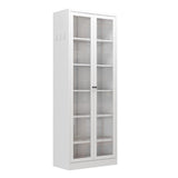 Metal Kitchen Pantry - 72" Tall Storage with 5 Adjustable Shelves, White Freestanding T2398P350189