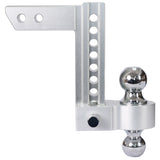 Alu Adjustable Trailer Drop Hitch,2inch receiver,8 inch adjustable W46537191