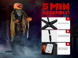 7ft Pumpkin Halloween Standing Decoration 92364937