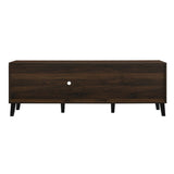 Mid Century TV Stand 2 Cabinets, Media Console Table for TVs up to 70'', Entertainment Center N710P190046Q