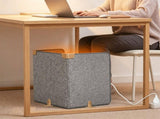 Under Desk Leg Warmer, 3-Sided Electric Foot Heater with 3 Heat Levels & Timer, Tri-Fold Portable 61526660