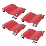 4PACK 2500lbs Capacity Professional Steel Vehicle Dollies,Heavy Duty Wheel Dolly,Car Dolly,Steel W465P262029