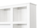 Farmhouse Wooden Hall Tree with 6 Hooks, Walnut Storage Bench with Adjustable Shelves, 4-in-1 90527649