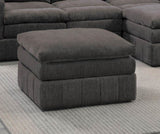 Contemporary 1pc Ottoman Modular Chair Sectional Sofa Living Room Furniture Mink Morgan Fabric B011126766