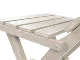 Harbor Point Fully Assembled All-Weather Recycled HDPE Outdoor Folding Bar Stool, Ivory B2745P409651