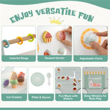 2-in-1 Baby Walker with 8 Fun Activities Side Shop Window 88953590