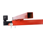 ZUN Drywall Lift Panel 11' Lift Drywall Panel Hoist Jack Lifter,red W46537282