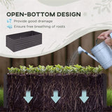 ZUN Garden Bed、Flower shelf,Wood Planter Box-Coffee 11950701