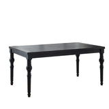 ZUN Leviton Urban Style Dining Table, Black T2574P165182