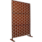 Outdoor & Indoor Privacy Metal Privacy 76" H48" W, Freestanding Decorative Privacy W465P193209